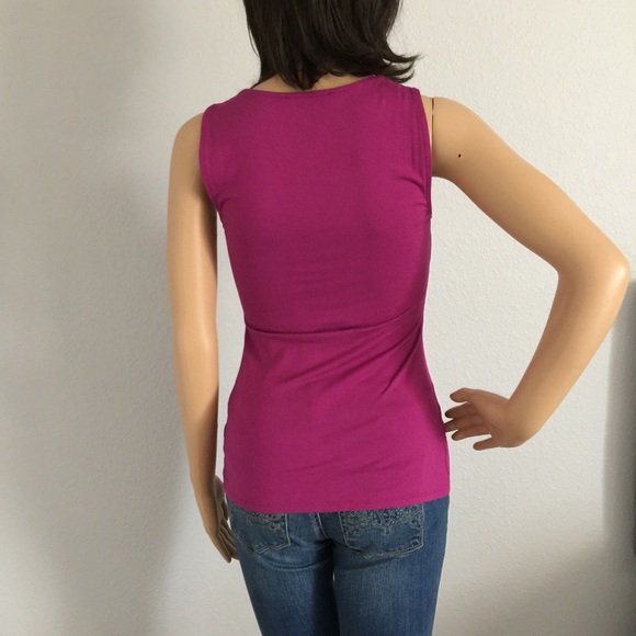 WHBM Purple Ruffle Blouse - Picture 6 of 6